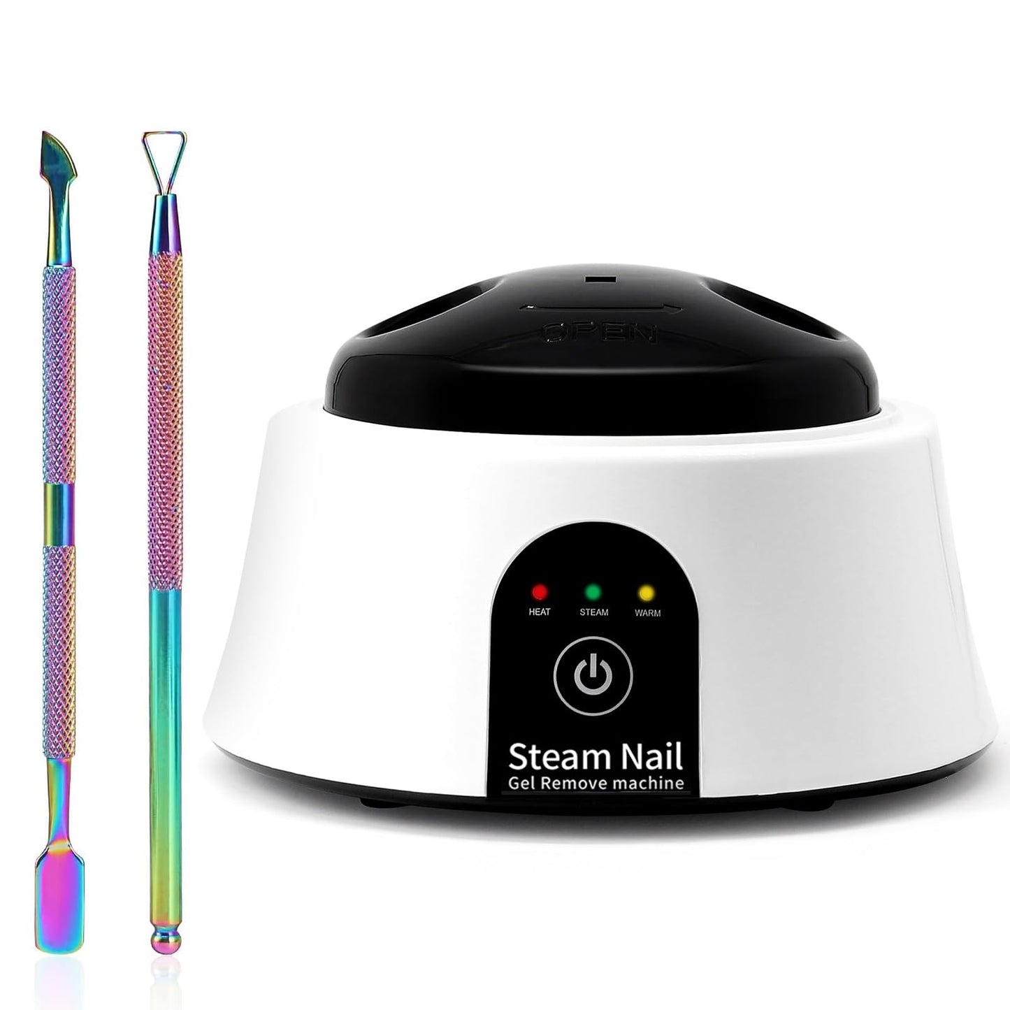 Nail Soaking Bowl, Electric Soak off Bowl Manicure Soaker Nail Polish Remover Machine for Acrylic Nails Dip Gel with Color Cutic