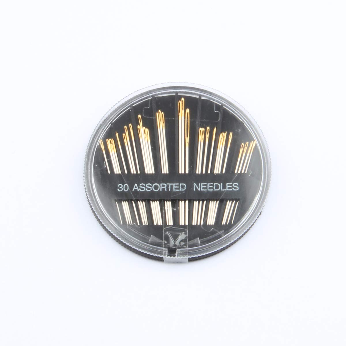 JFFX 50 Pieces Hair Extensions Clips Stainless Steel Snap Clip for Wigs 9-teeth 32mm, 2pcs Weaving Thread, 30pcs Sewing Needles