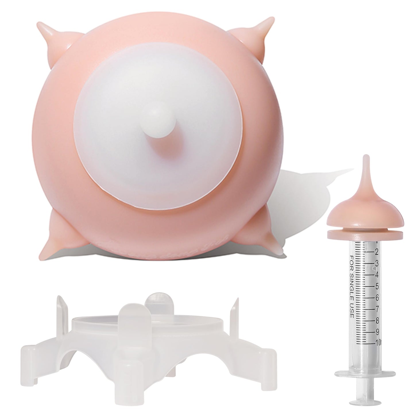 Bubble milk bowl Doggiema Puppy Feeder Puppy Milk Feeder Puppy Nursing Station Puppy feeders for Multiple Puppies Puppy Milk replacer Dongdong pet S Size 150ml (Kitten/Mini Puppy)