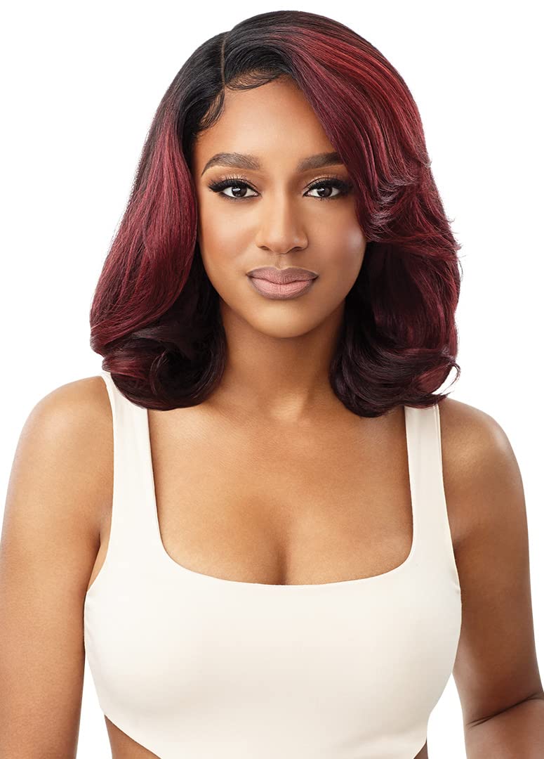 Outre Synthetic Melted Hairline HD Lace Front Wig - KALANI (PLATINUM BLONDE 613)