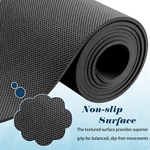 10 Pack Yoga Mats Bulk, 68'' x 24'' x 4mm Thick Yoga Mats for Kids and Adult Gym Mats Bundle Latex Free Exercise Mats with...