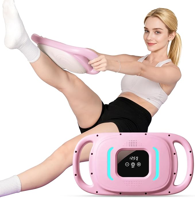 OurStarry Smart Ab Trainer Machine with Music & Counter, Sit Up Assistant Core Workout Equipment with Foam Cushion for Hom...