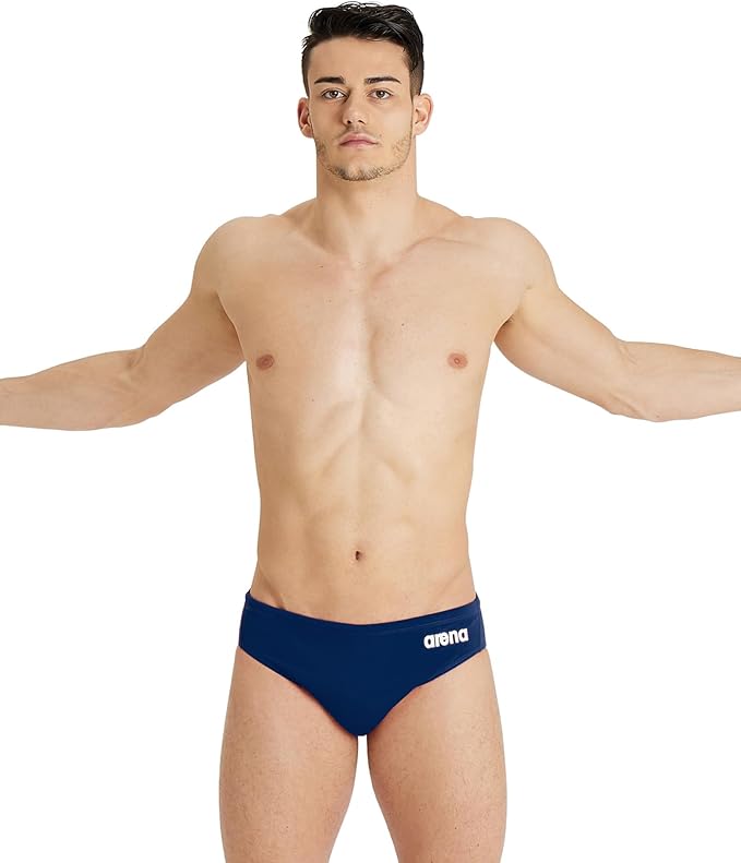 Arena Mens Team Solid Water Polo Swim Brief Water Sports Training Competition Bathing Suit