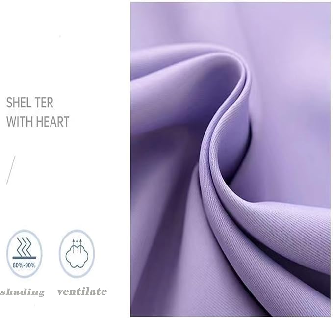 Dorm Home Solid Thicken Bunk Blackout Bed Curtains Cloth Bed Canopy Students Single Sleeper (Pruple, 1 Panel)
