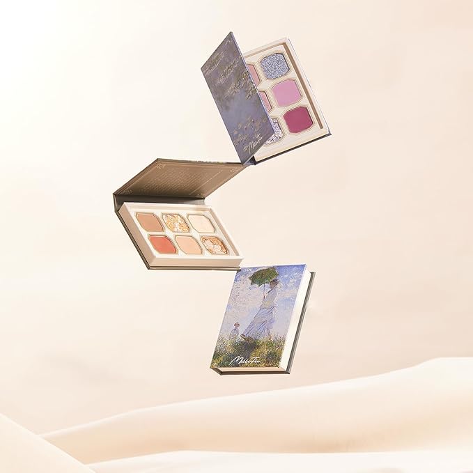 MilleFee Painting Eyeshadow Palette (05 Monet's garden) Warm Deep, Cruelty-Free, Smudge-Proof