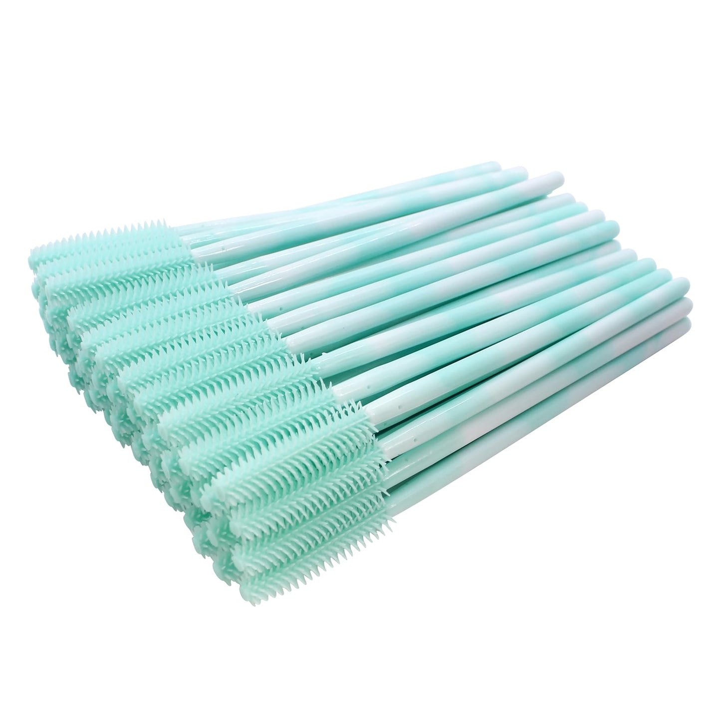BIHRTC 100PCS Mascara Wands Lip Applicators Liner Brushes Makeup Tools Silicone Disposable Eyebrow Brushes Makeup Brush Eye Lash