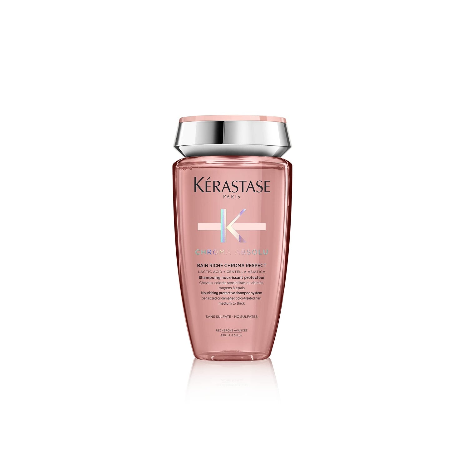 Kerastase Chroma Absolu Chroma Respect Shampoo Riche For Sensitized or Damaged Color-Treated Hair - Protects and Nourishes Mediu