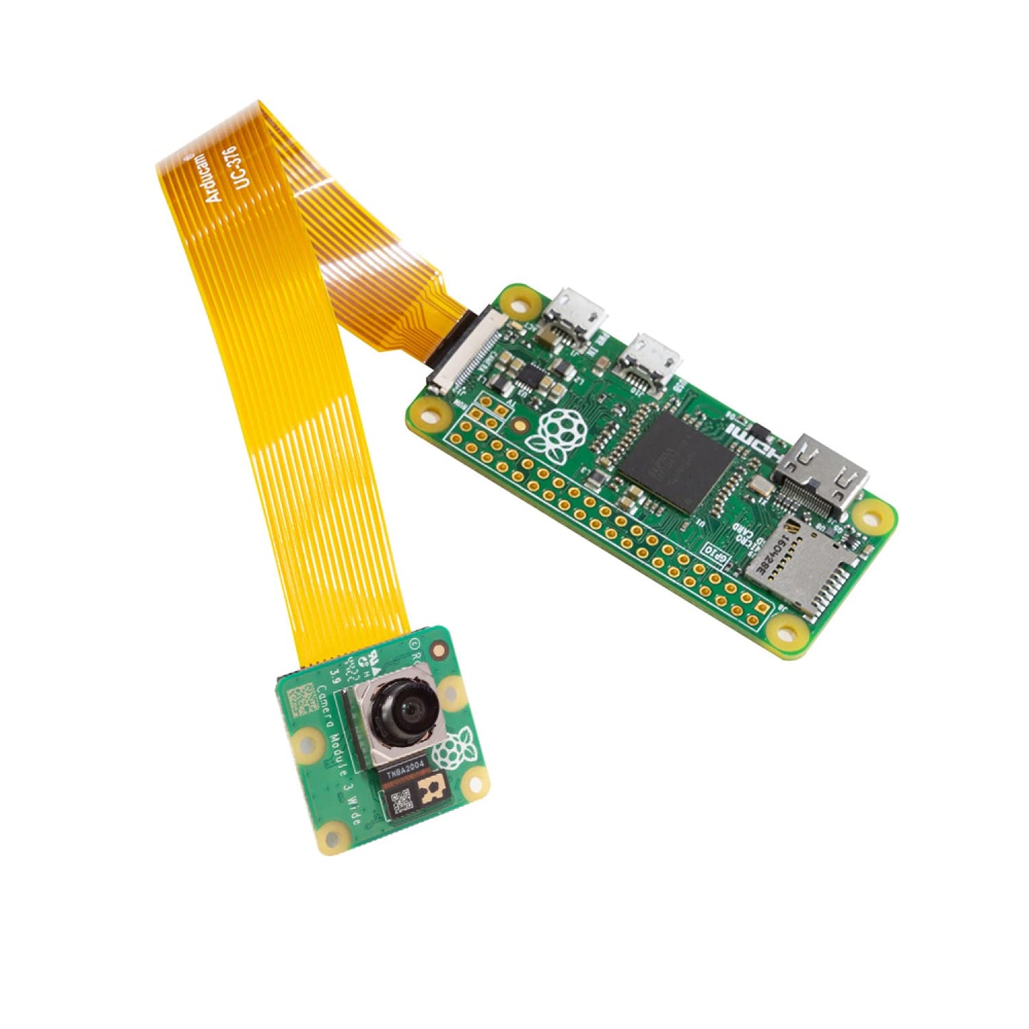 Arducam for Raspberry Pi Camera Module 3 Wide, 120°(D) IMX708 Autofocus Pi Camera V3 with Acrylic Case, 15cm 15-22 Pin FFC Cable