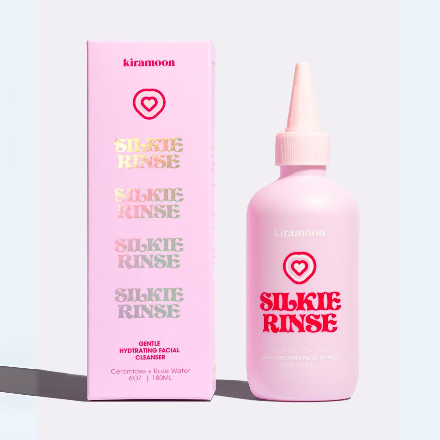 Kiramoon Face Wash Silkie Rinse Hydrating Gentle Face Cleanser for Dry or Sensitive Skin - Hydrating Makeup Remover & Face Wash