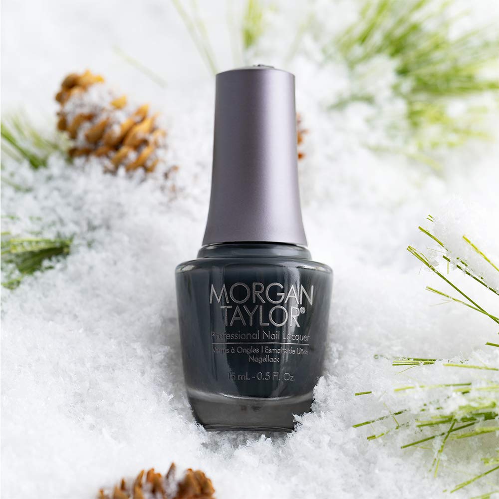 Morgan Taylor Nail Lacquer Shake Up The Magic! Collection (Fa-la-love That Color!) Black Professional, Vibrant, Chip-Resistant,