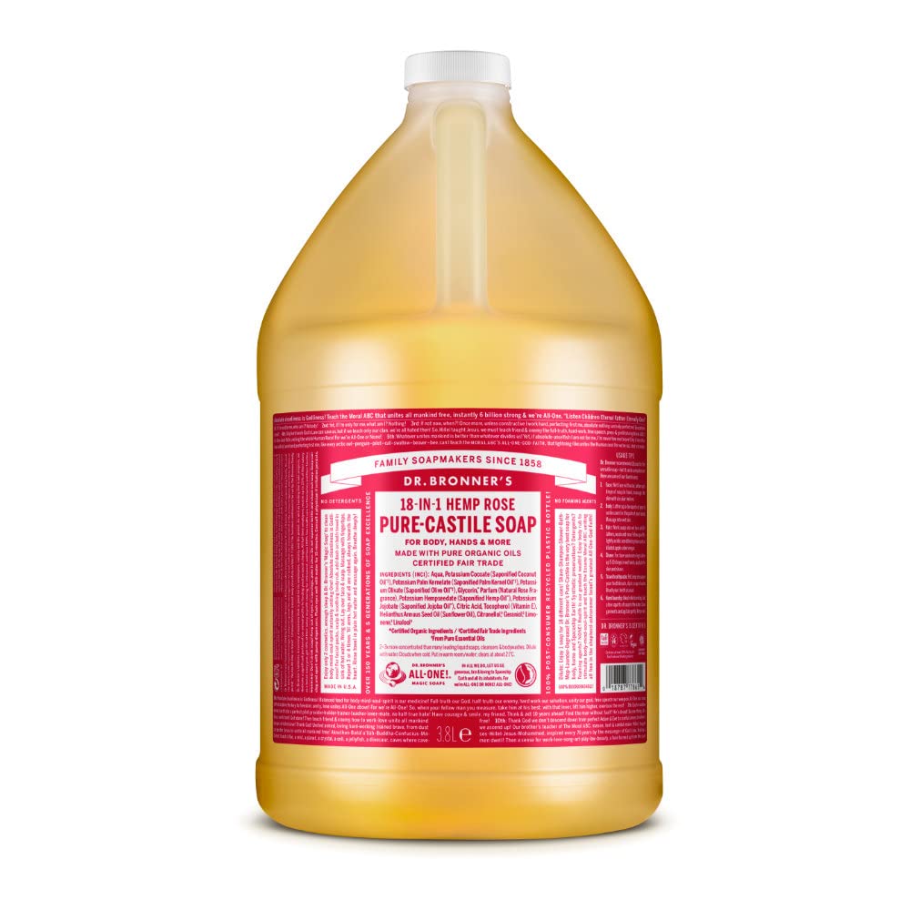 Dr. Bronners Rose Liquid Soap, 128 FZ