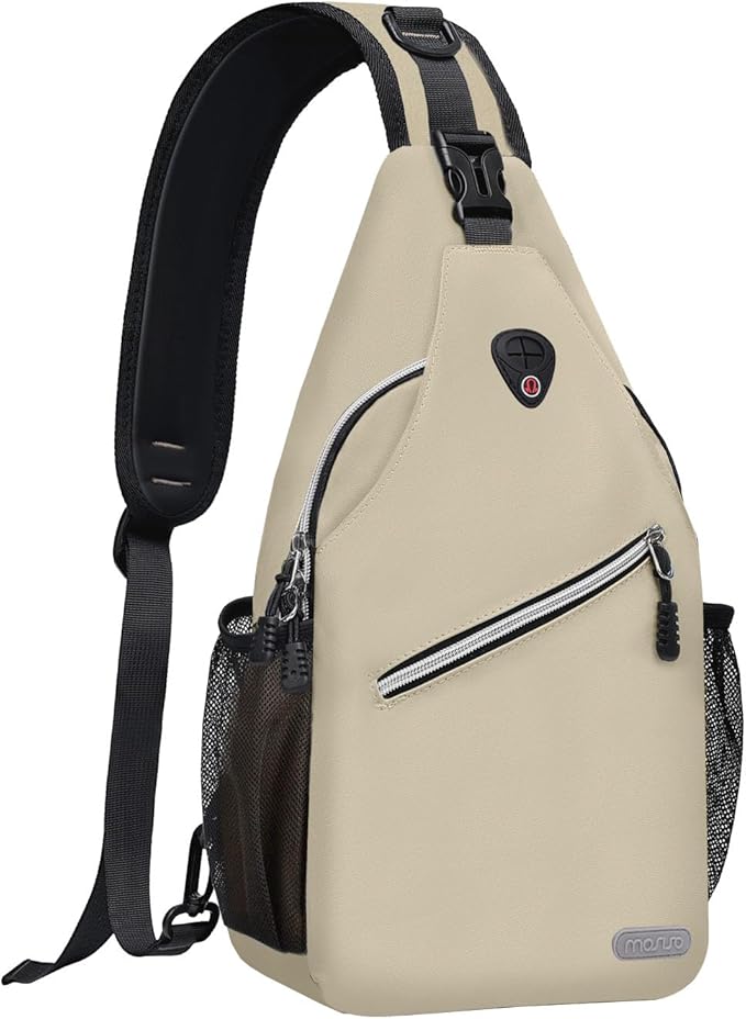MOSISO Sling Backpack, Multipurpose Crossbody Shoulder Bag Travel Hiking Daypack
