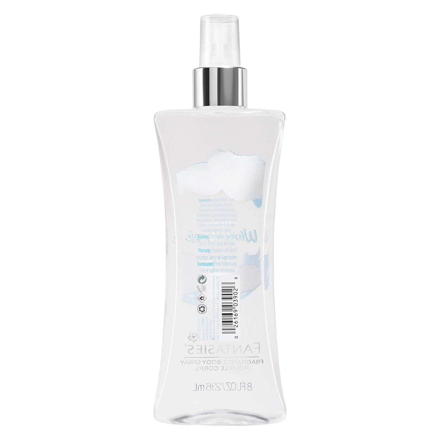 Body Fantasies Signature Fragrance Body Spray, Fresh White Musk, 8 Fluid Ounce (Pack of 2)