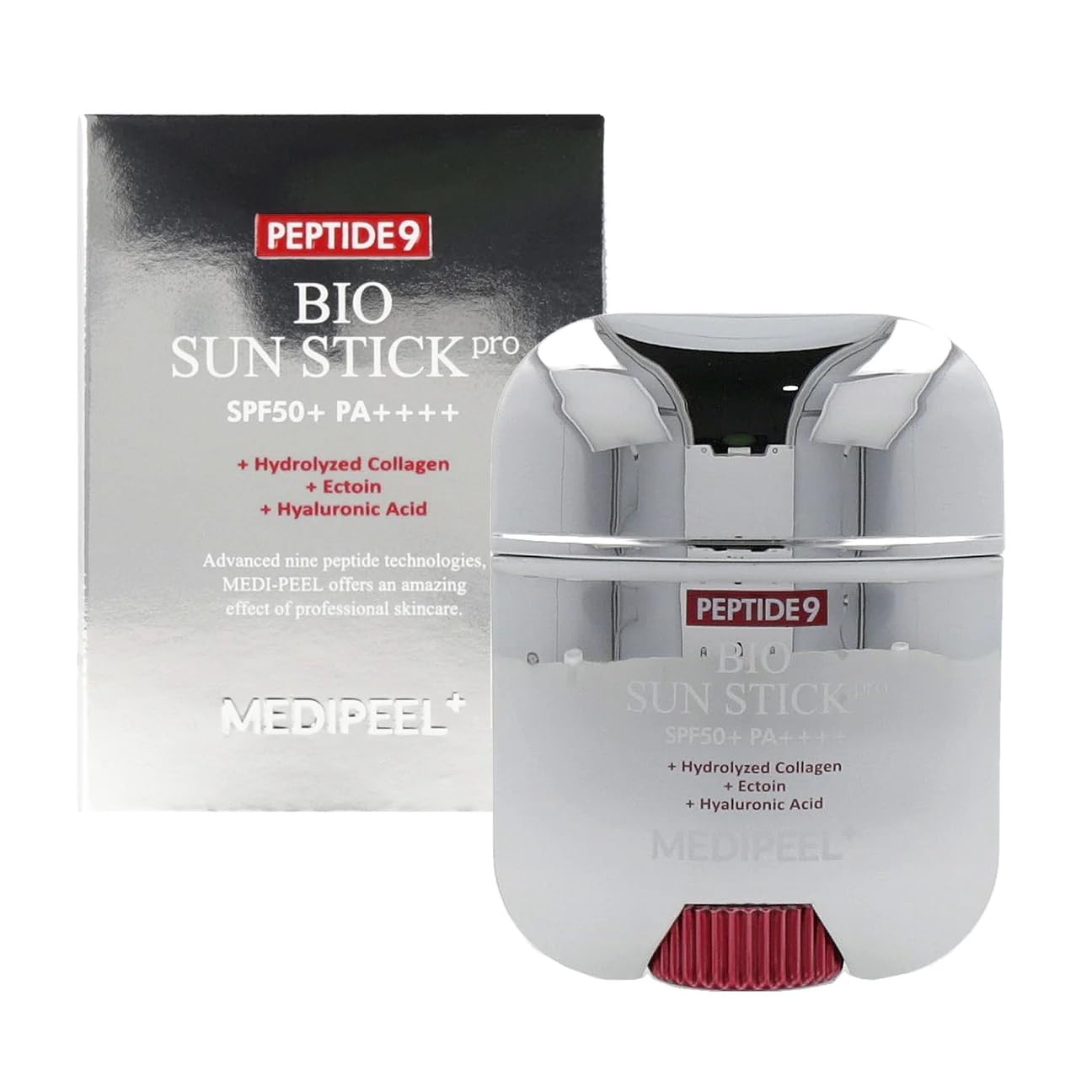 Peptide 9 Bio Sun Stick PRO SPF50+ PA++++ | 20g - Advanced UV Protection with Peptide Complex, Collagen and Hyaluronic Acid