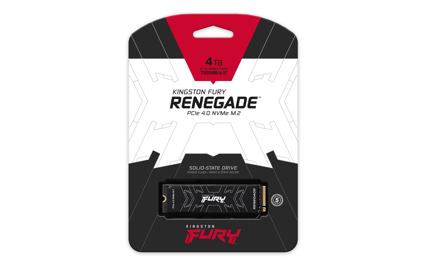 Kingston Fury Renegade 4Tb Pcie Gen 4.0 Nvme M.2 Internal Gaming Ssd | Up To 7300 Mb/S | Graphene Heat Spreader | 3D Tlc Nand |