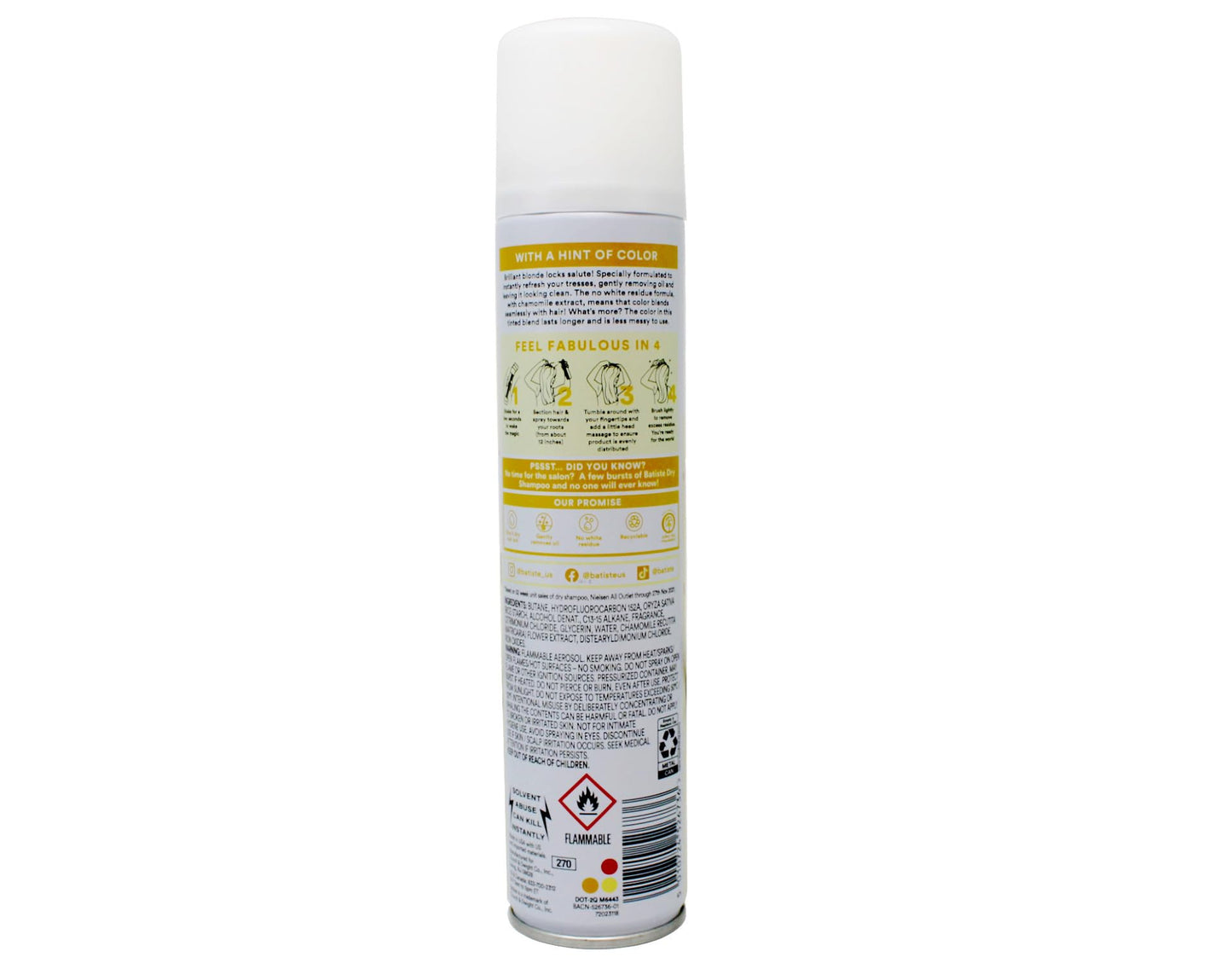 Batiste Dry Shampoo, Blonde, 3.81 oz