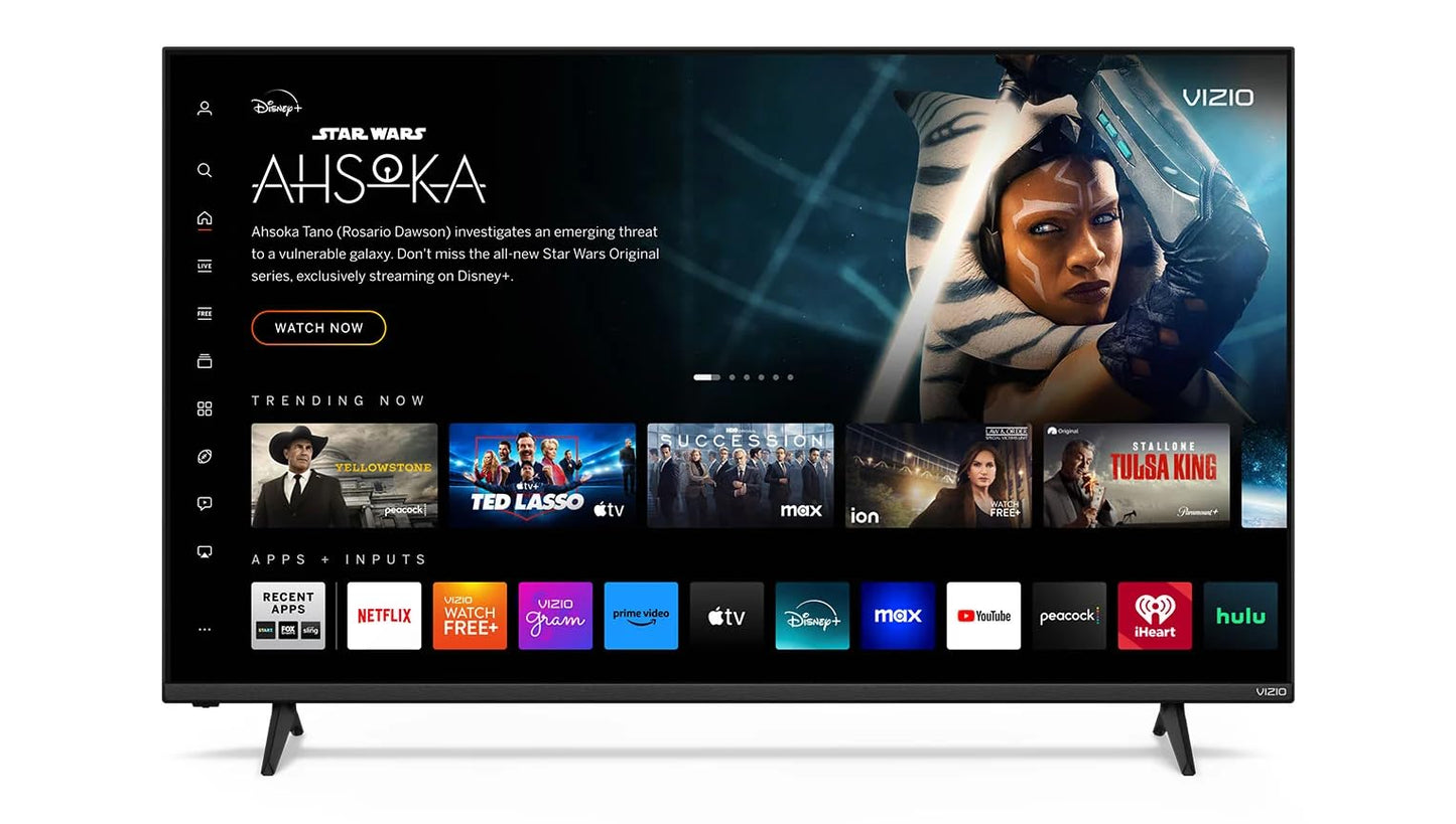 VIZIO 55 Inch V Series 4K UHD HLG Smart TV Bluetooth Compatible, with Dolby Vision HDR/HDR10+, DTS Virtual X, V Gaming Engine and VRR (V4K55C-0801)
