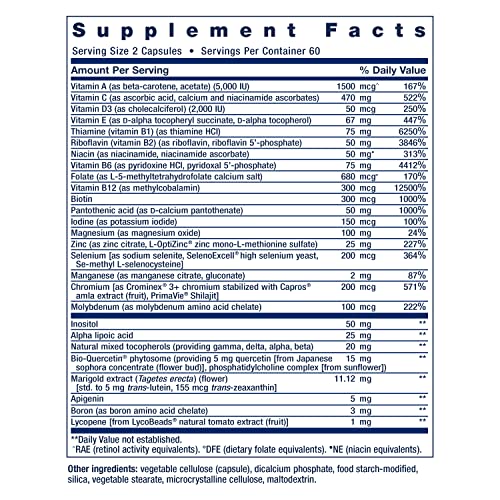 Life Extension Two-Per-Day Multivitamin, Vitamins B, C, D, zinc, Packed with Over 25 Vitamins, Minerals & extracts, Two-Mo...