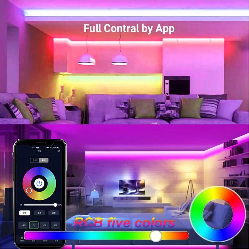 GRV E26 Smart LED Bulb 12W, RGBCW Color Changing, 1000 Lumens, Stepless Dimmable 3000-6500K, Includes Remote, A