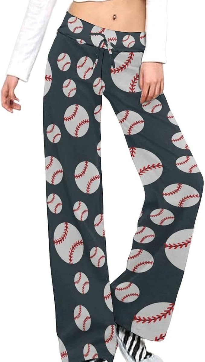 DUMIERTKL Yoga Pants Women, Casual Loose Lounge Pant, Leg Sweatpants for Gym Sport Running Daily Wear