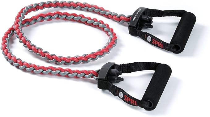 SPRI Braided Xertube Resistance Bands – Premium Exercise Band for Men & Women – Workout Equipment for Home Gym Fitness Tra...