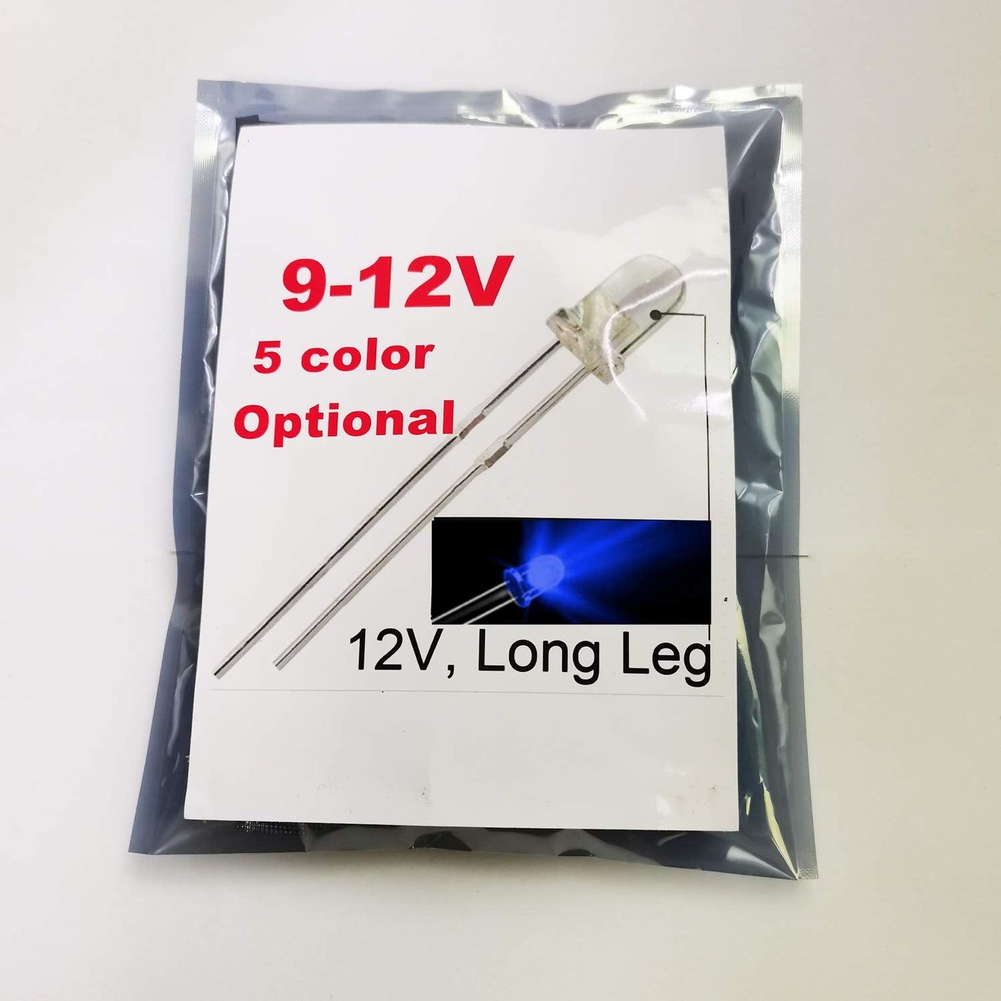 Bowerful 100pcs LED Lights 12V 3mm Blue Gauge Cluster Emitting Diodes