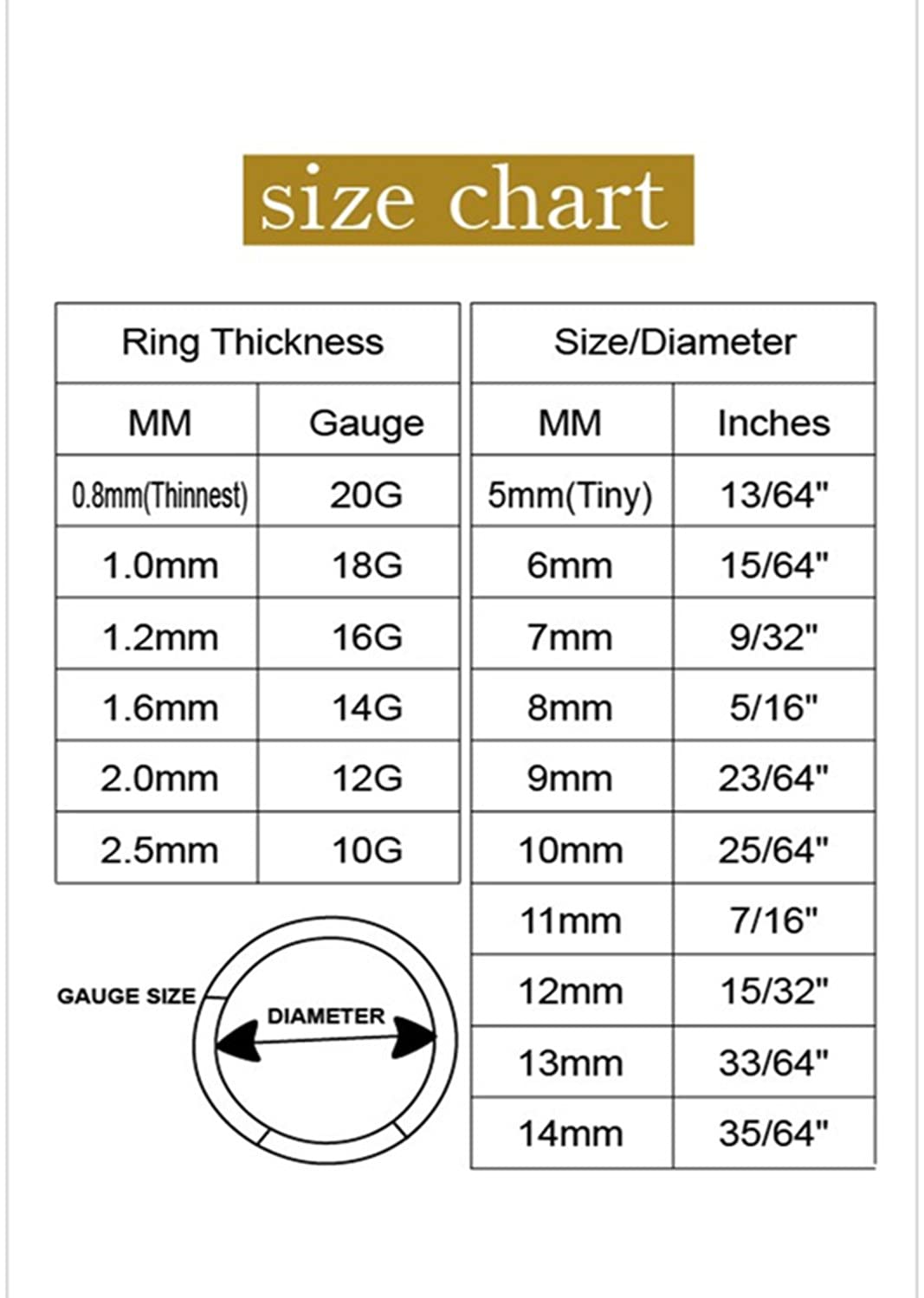 2pcs Pair 14mm Septum Ring Rose Gold Nose Rings Hoop 16 Gauge Nose Hoop Helix Daith Tragus Hinged Segment Septum Clicker Lip Rin