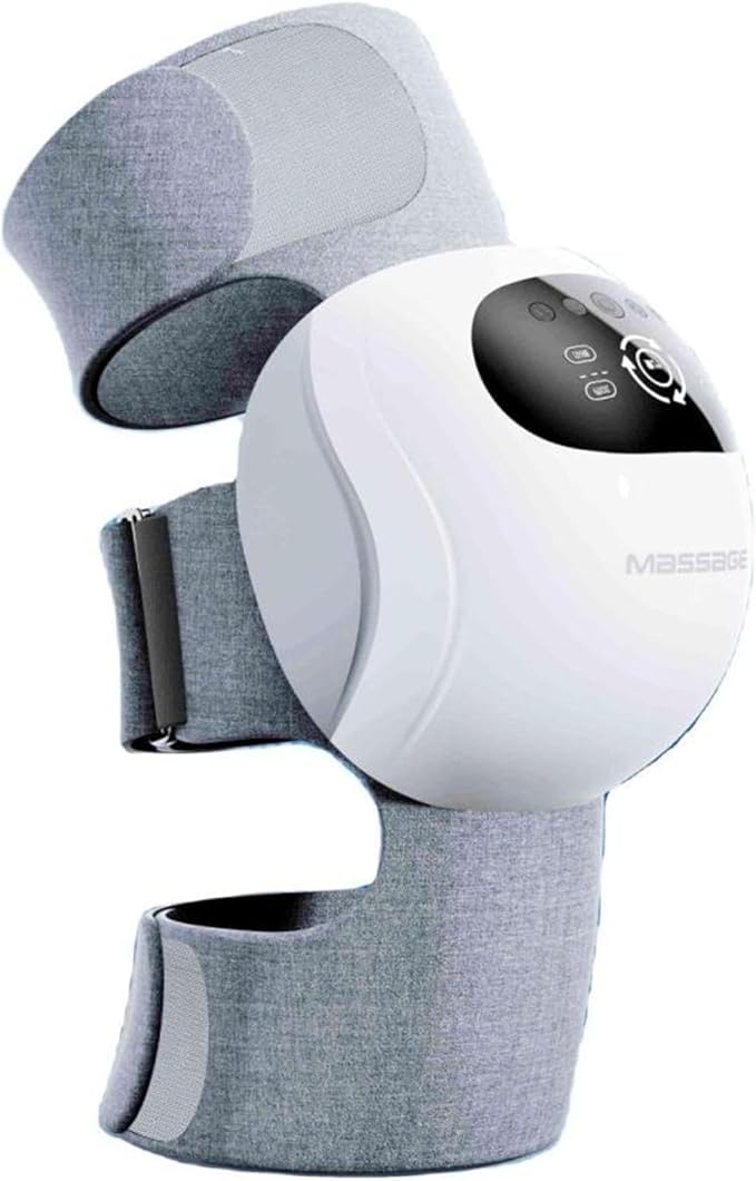 Knee Doctor. Portable Knee & Leg Massage Therapy. 3 Heating Levels, 3 Vibration Intensities + Pulse 360° Knee Relief. Rech...
