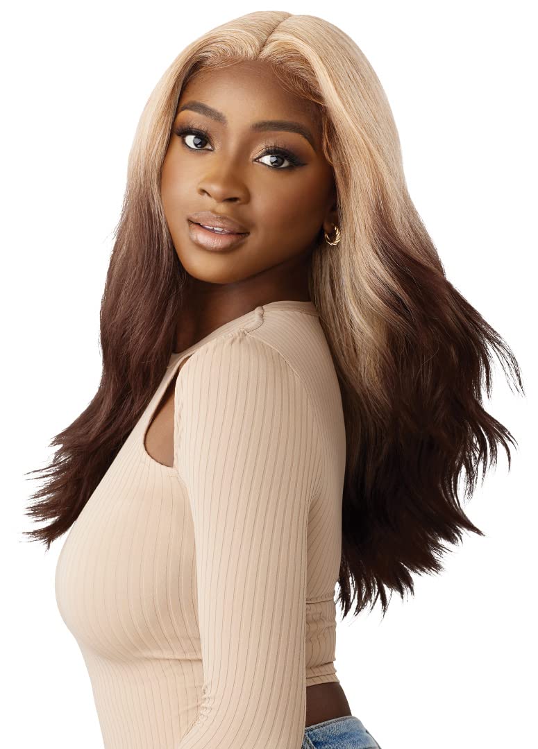 Outre SleekLay Part HD Lace Front Wig GENEVIVE (DR4-BL Sandy Blonde)