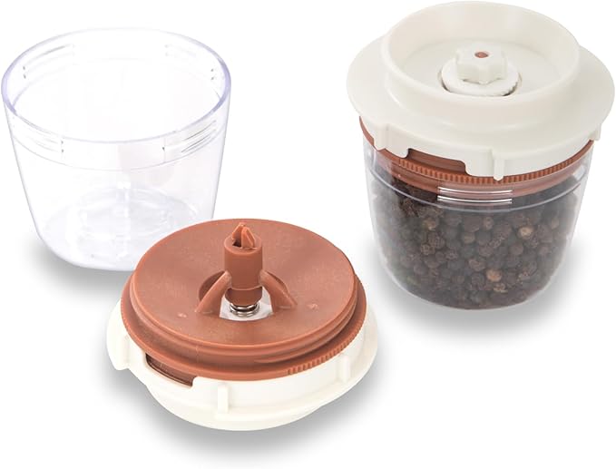 FinaMill Peppercorn Pod – Single Refillable Spice Pod for Peppercorns & Mixed Pepper Blends, Adjustable Grind Size, Compatible with All FinaMill Spice Grinders, Home and Kitchen Gifts for Women
