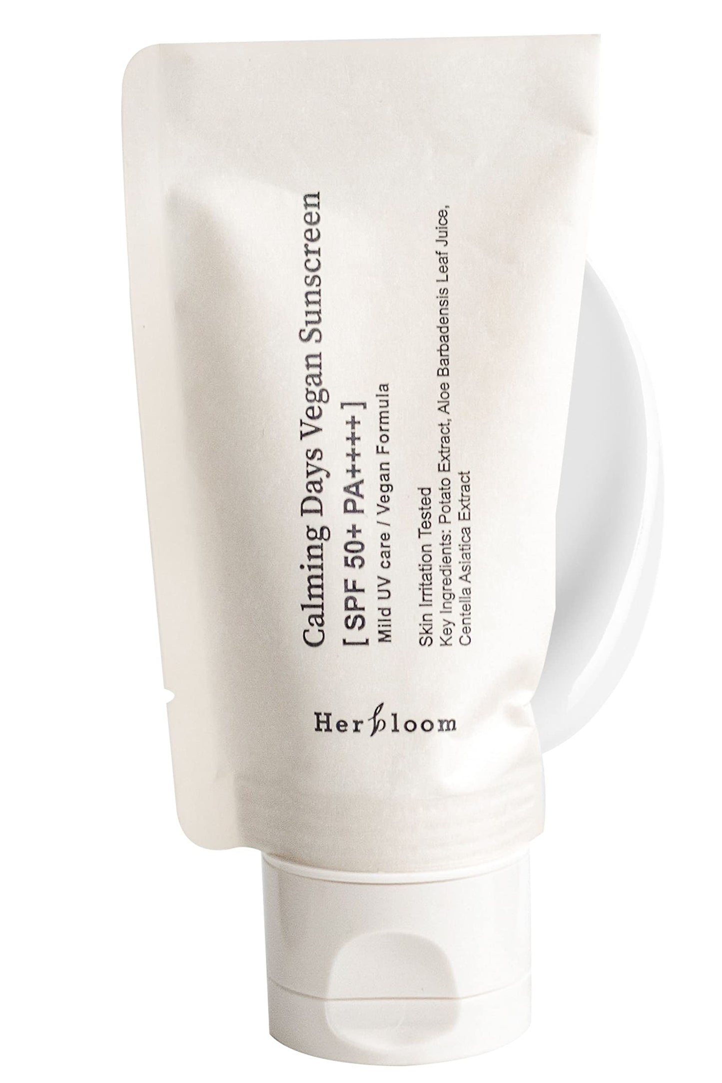 Herbloom Calming Days Vegan Sunscreen SPF 50+ PA++++ - Moisturizing and Non-Greasy Face Sun Screen - Reef-Friendly & Eco-Conscio