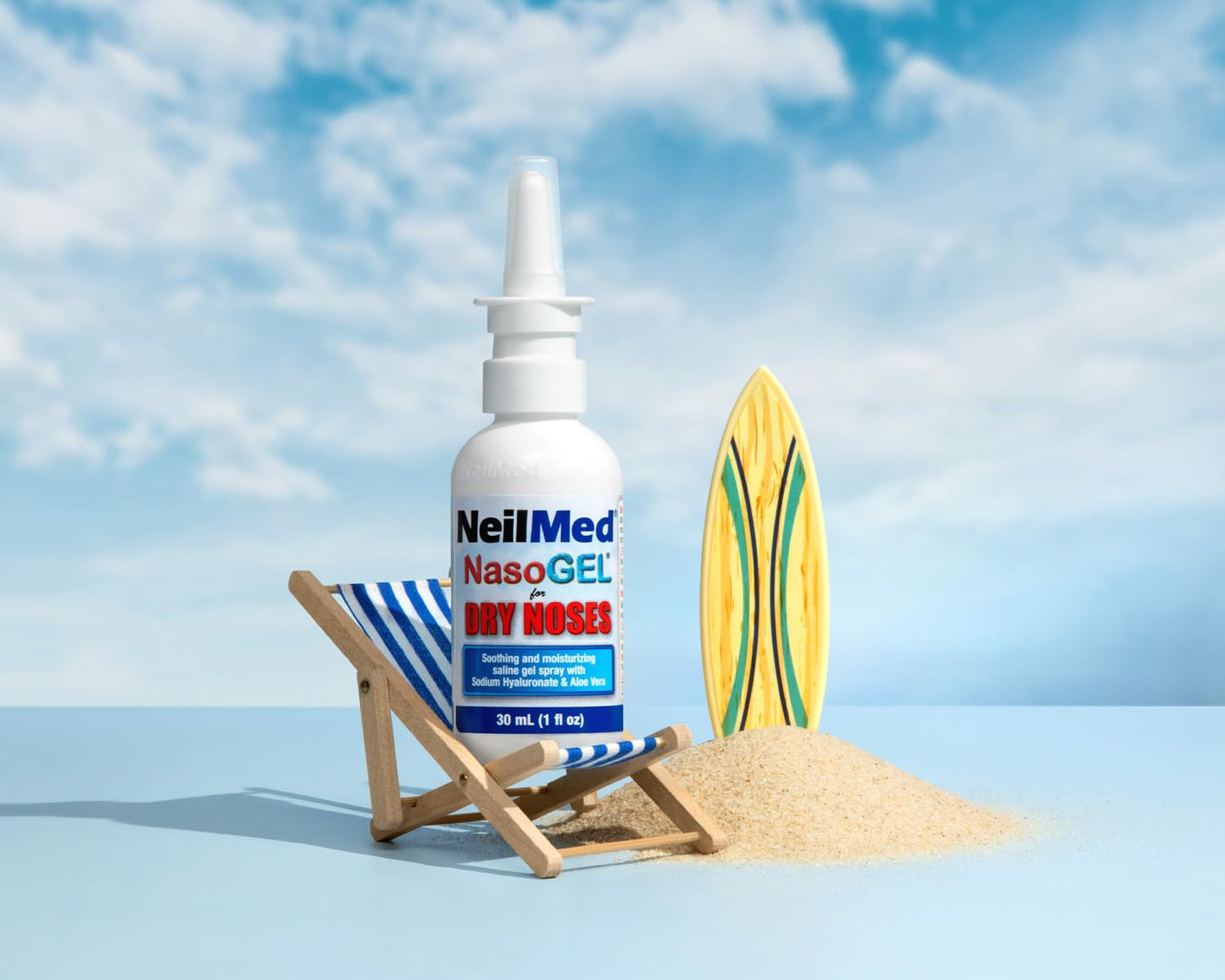 NeilMed NasoGel Drip Free Gel Spray for Dry Noses 30mL. Drug-Free Saline Based Water Soluble Nasal Gel Spray to Hydrate and lubricate Dry and Irritated Nasal passages (Pack of 2)