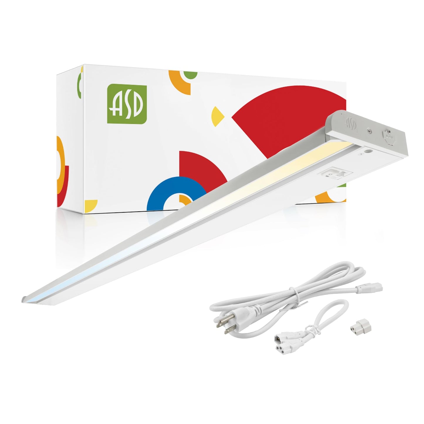 Asd Led Under Cabinet Lighting, 48 Inch, Dimmable, Hardwired/Plug-In, 2700K/3000K/4000K, Aluminum Housing, Model A-Ucs