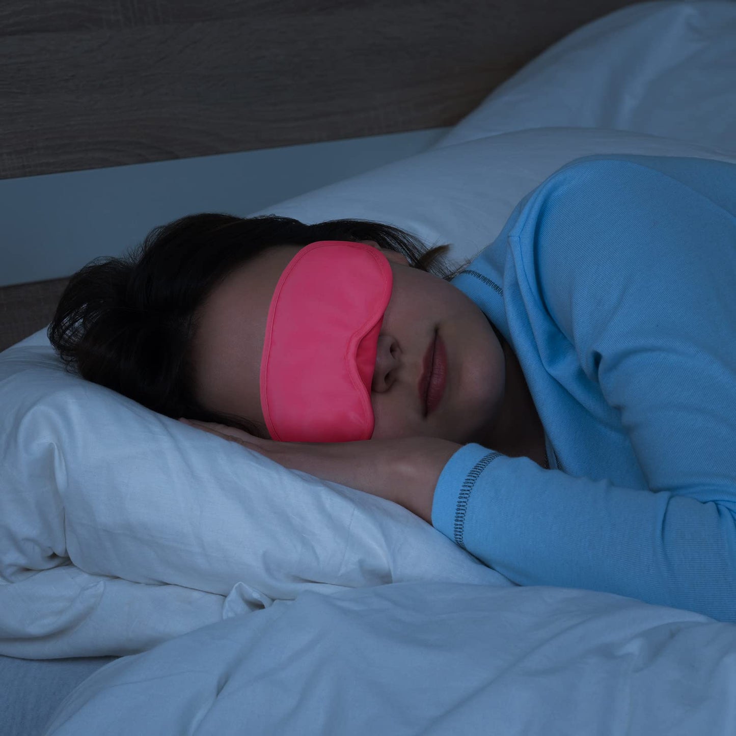 12 Pieces Multicolor Eye Mask Cover Lightweight Blindfold Sleep Mask with Nose Pad and Elastic Straps for Kids Women Men, 12 Colors