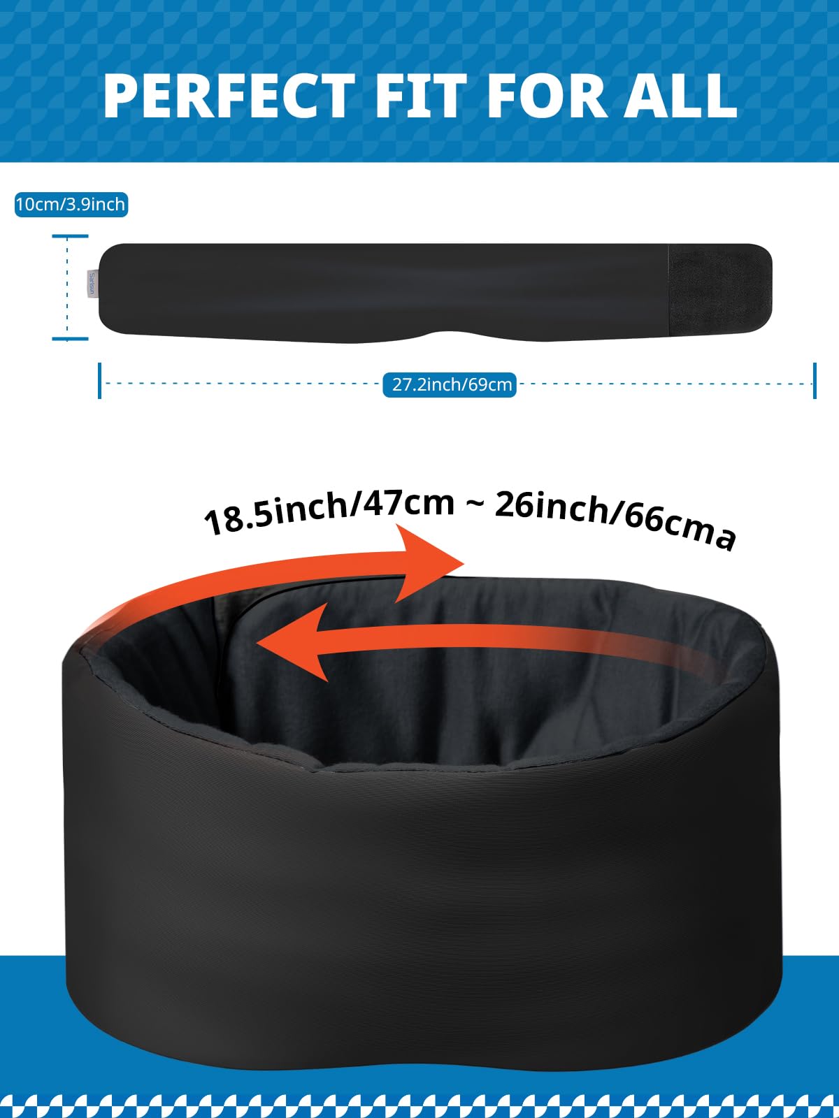 SARISUN Sleep Mask, Eye Mask for Sleeping, Upgrade Double Side Blackout Eye Cover for Women Men, Light Blocking Wider Adjustable Band for Side Sleeper, Travel, Nap, Ultra-Soft, Yoga, Relief Eye, Black