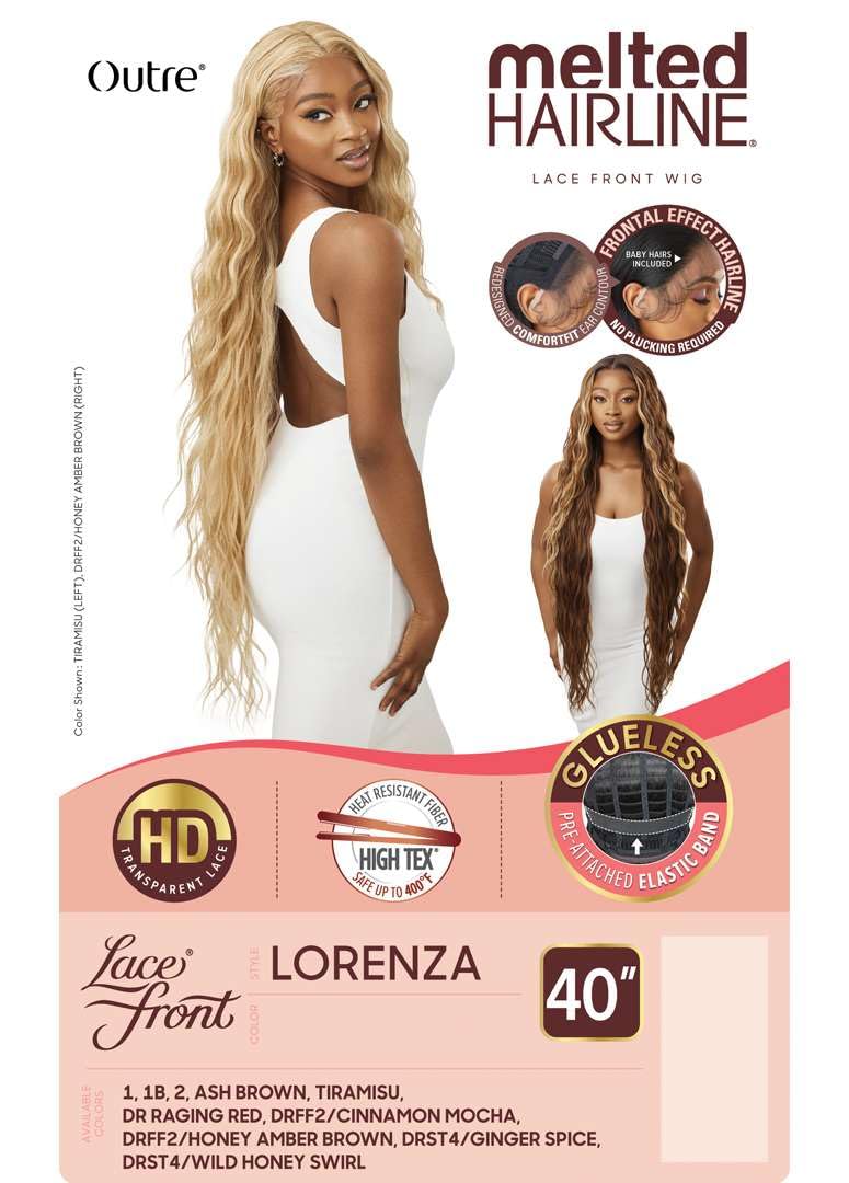 Outre Lace Front Wig - Melted Hairline - Lorenza (ASH BROWN)