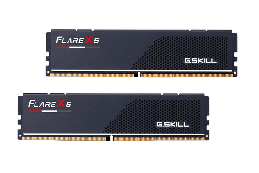 G.SKILL Flare X5 Series (AMD Expo) DDR5 RAM 32GB (2x16GB) 6000MT/s CL30-38-38-96 1.35V Desktop Computer Memory UDIMM - Matte Black (F5-6000J3038F16GX2-FX5)-New