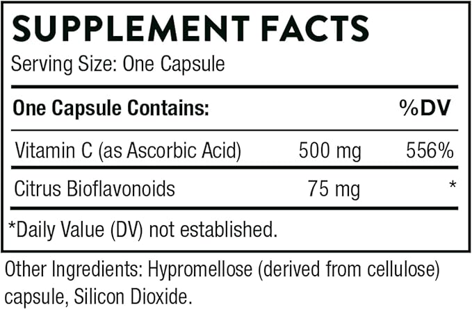 THORNE Essential Vitamins Bundle: Vitamin C & D-5000 Complex - Immune, Bone Health, and Energy Support - 60 to 90 Servings