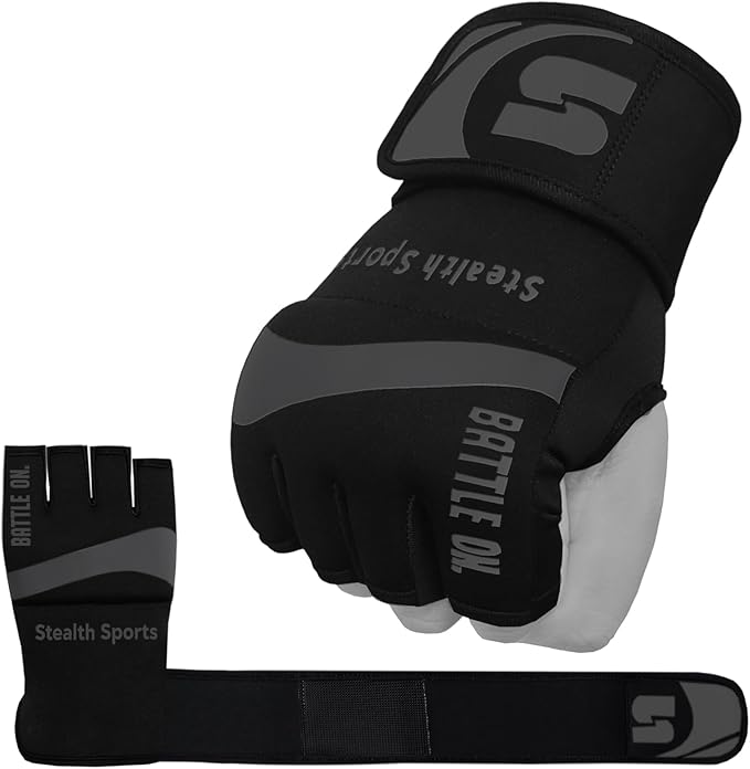 Stealth Sports Boxing Inner Gloves Neoprene Wrist Support Padded Gel Wraps Hand Protection Boxing Bag Hand Wraps for Punch...
