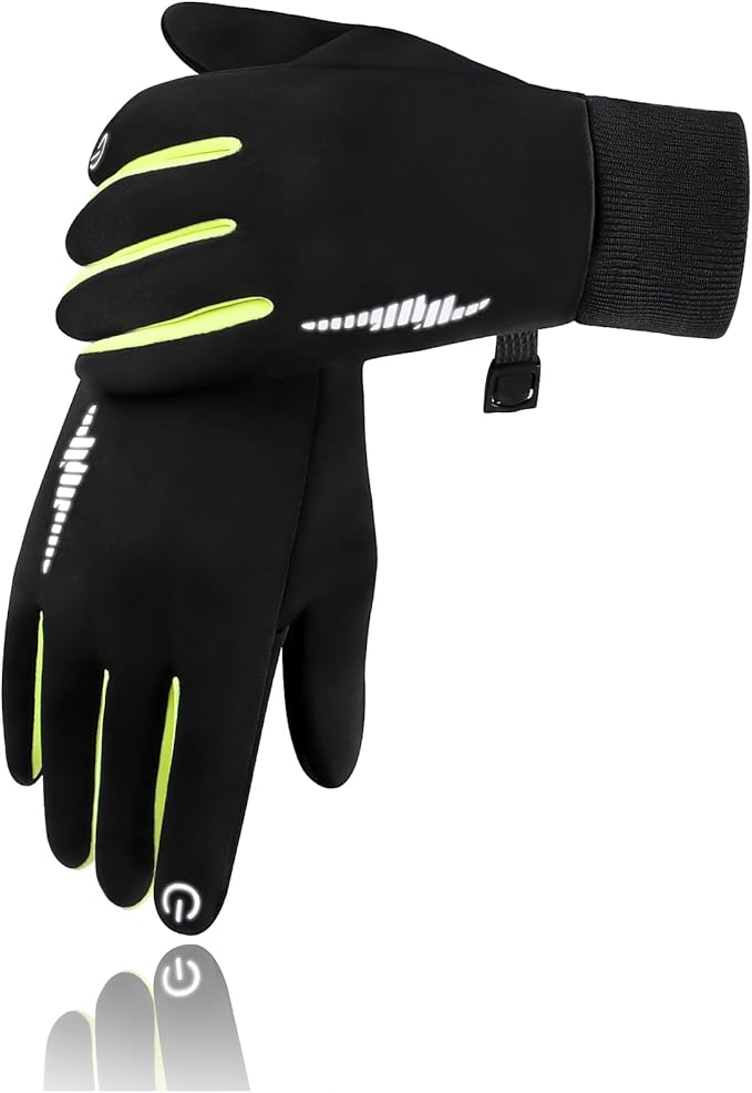 Duoyeree Kids Winter Gloves Warm Touchscreen Windproof Water Resistant Soft Lining Cycling Skiing Gloves for Boys Girls