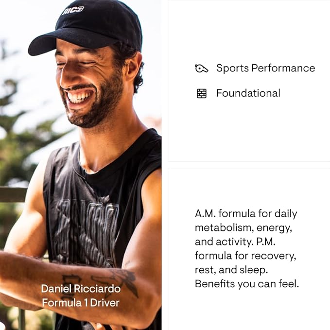 THORNE Multi-Vitamin Elite - Daily Nutritional Supplement - AM Formula Supports Cellular Energy Production and PM Formula Supports Restful Sleep* - Gluten-Free, Dairy-Free - 180 Capsules - 30 Servings