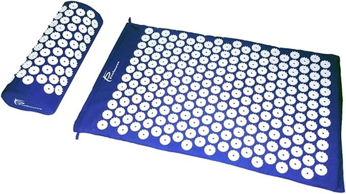 SHUOCONG Massage Cushion Acupuncture mat Relieve Stress Back Body Pain Spike Acupressure Massager Mat(Blue)