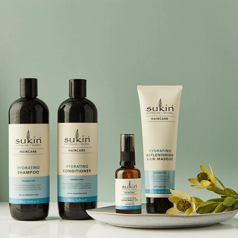 Sukin Haircare Hydrating Shampoo, 33.82 Ounce