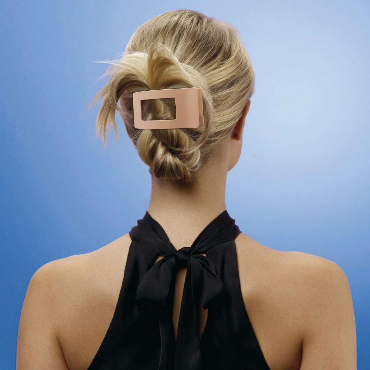 Velscrun Flat Hair Clips for Women Girls, Matte Lay Flat Claw Clips, Strong Hold Large Side Hair Clip All Hair Types, French Duc