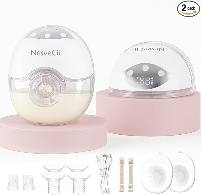 Electric Breast Pump Hands Free, Wearable Breast Pump with 4 Modes/12 Levels, Portable Painless Pumping, Adjustable Flange...