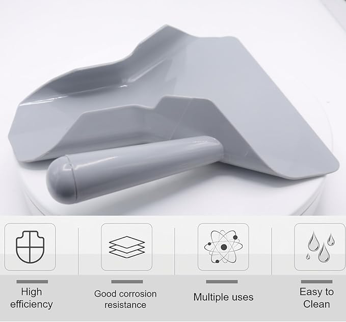 French Fry Scoop & Scooper - Polycarbonate Multipurpose Utility Scooper for Ice Candy Snacks & More