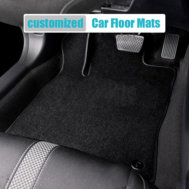 GXARTS Car Floor Mats Carpet Full Set Fit for Ford Escape 2013 2014 2015 2016 2017 2018 2019 |All-Weather, Velour, Black |...