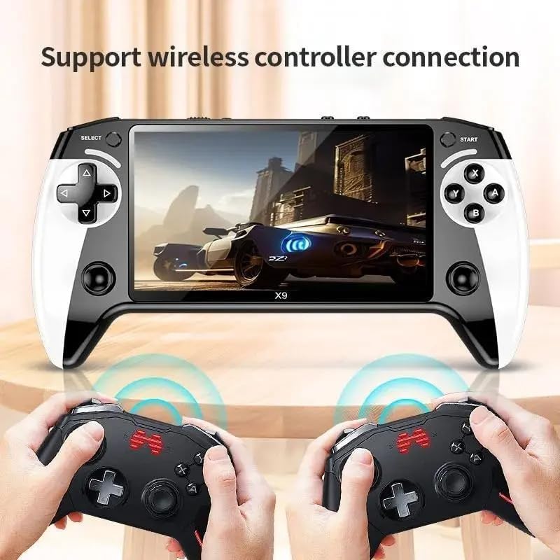 Saker Retro Handheld Game Console Player,Retro Game Console with 5.5" HD Screen, TV Output, Pre-Loaded Games, Wireless Support for Handheld Gaming (1 PC)