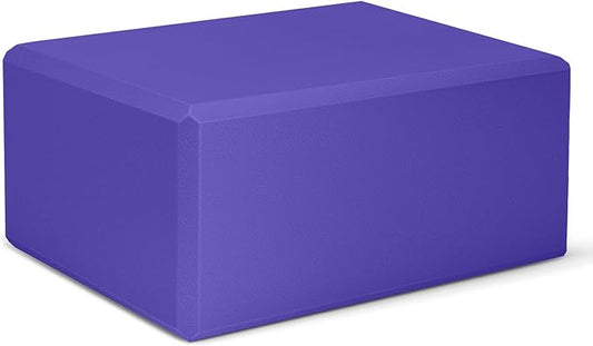 1 Pack Large Yoga Block 9x6x4 Inches, Sturdy Yoga Foam Blocks, High Density & Non Slip Surface for Yoga, Pilates & Stretch...