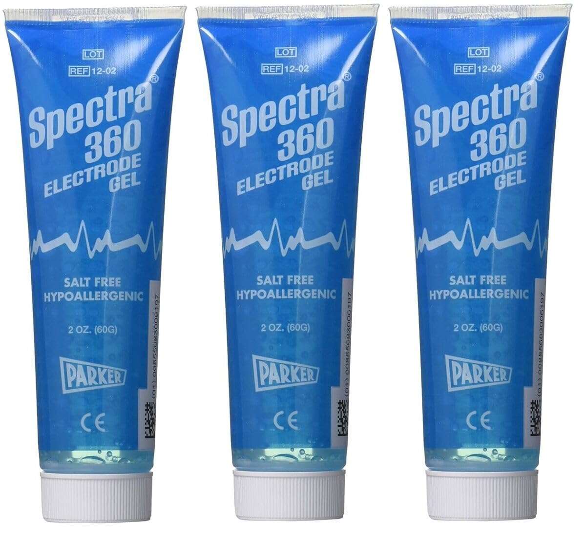 Skin Wetting, Resistance Reducing, Salt and Chloride-Free, 60g (2oz) Tube - (Pack of 3)